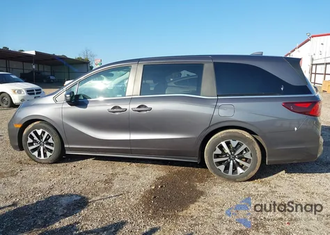 2025 Honda Odyssey Ex-L из США, поврежденный, VIN 5FNRL6H63SB058165